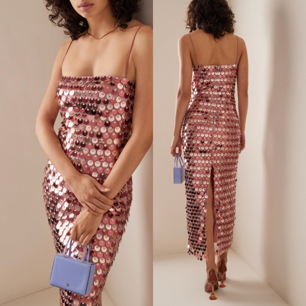 The New Arrivals Phoenix Dress in Rose Pink Sequin size 38 (US 6) NEW! With tags